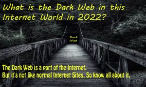 Read more about the article What is the Dark Web in this Internet World in 2022?
