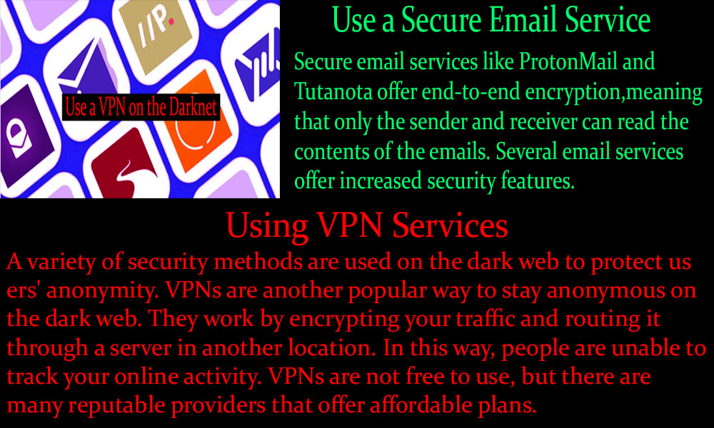 Using VPN Services on Dark Web