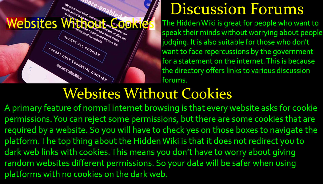 Websites Without Cookies