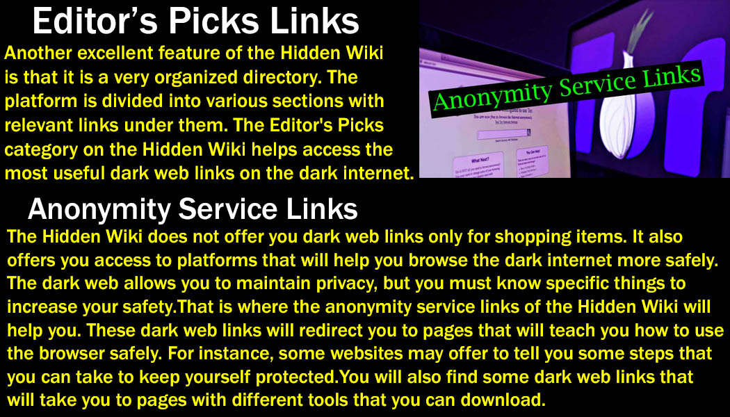 Anonymity Service Links