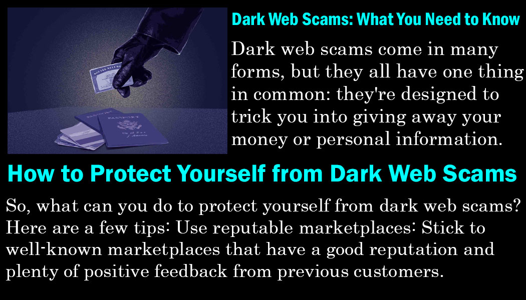 1 How to Protect Yourself from Dark Web Scams