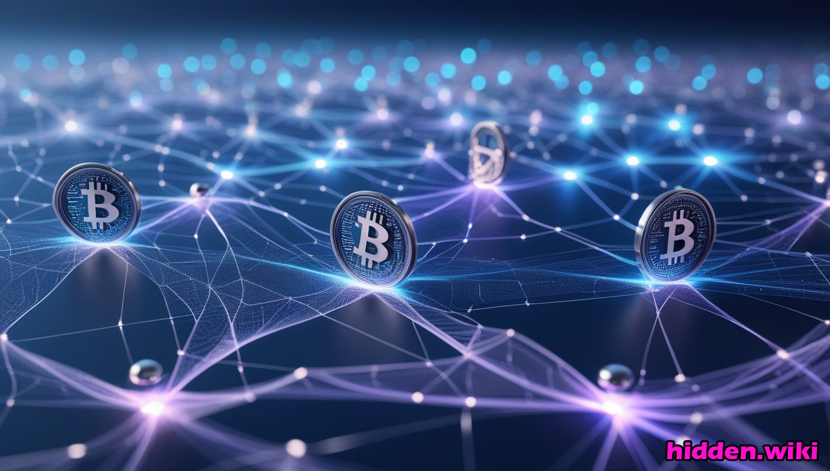 Futuristic visualization of decentralized web technologies shaping the future of dark web directories