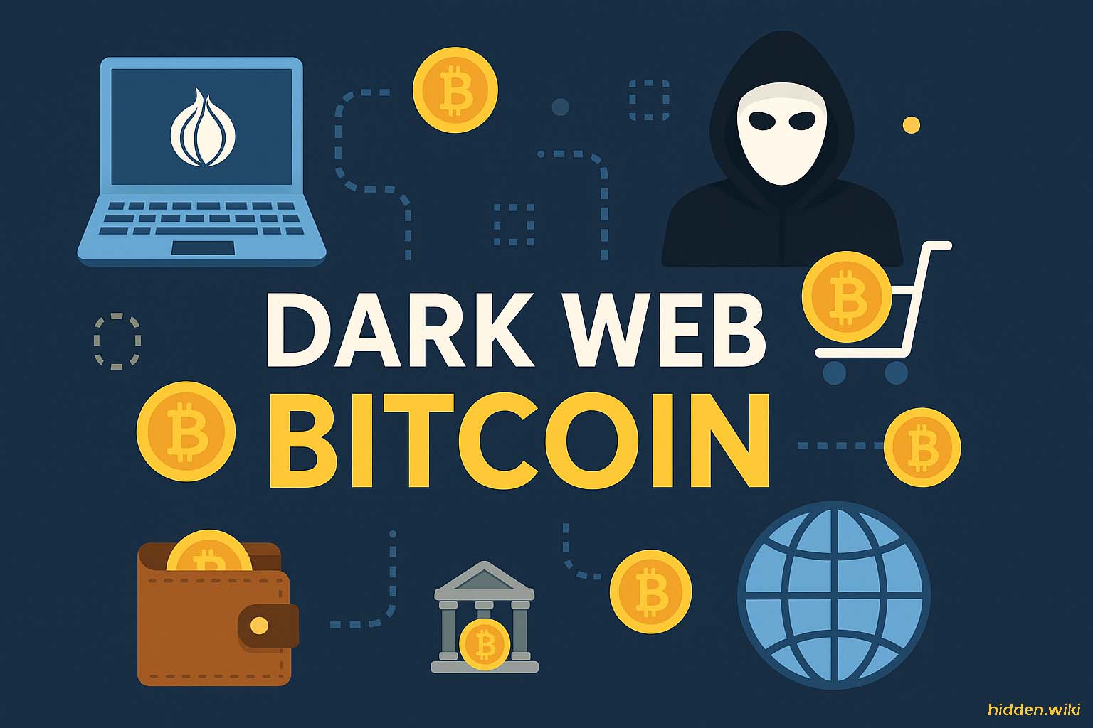 How Bitcoin is used for anonymous dark web transactions
