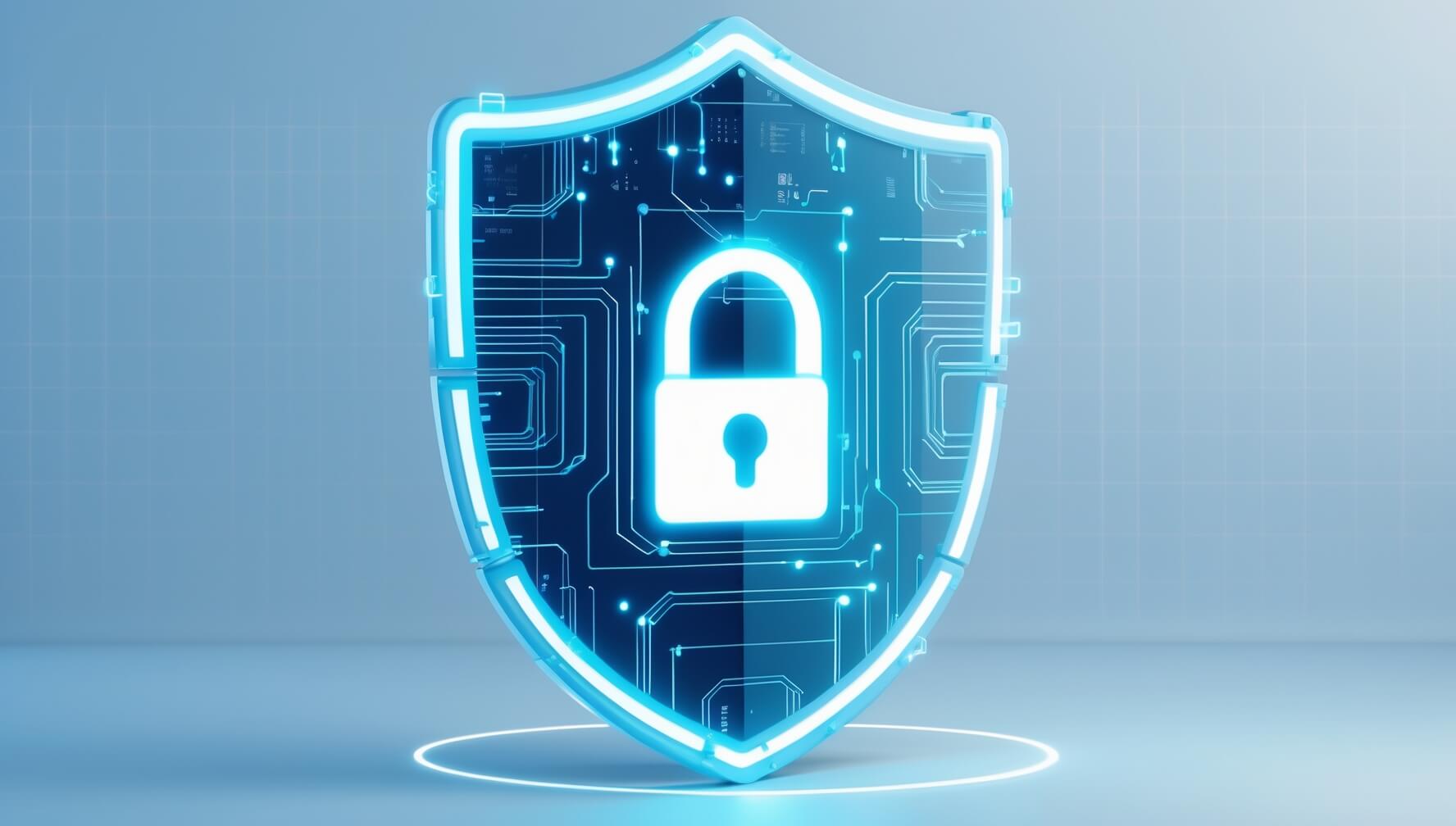 abstract shield imagery symbolizing user data protection through modern privacy methods